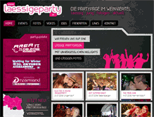 Tablet Screenshot of laessigeparty.at